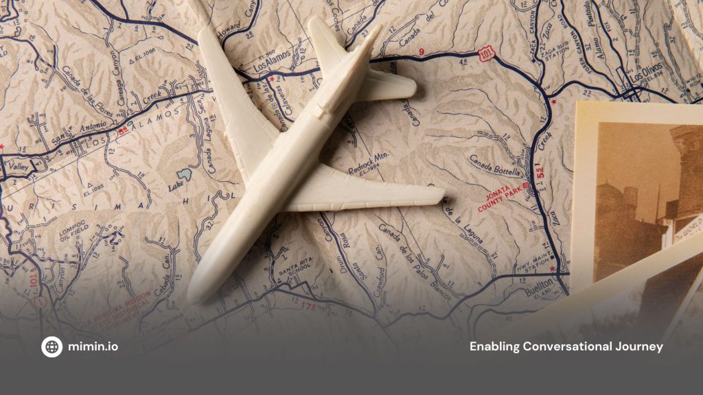 AI Chatbot assisting traveler with itinerary planning in 2025