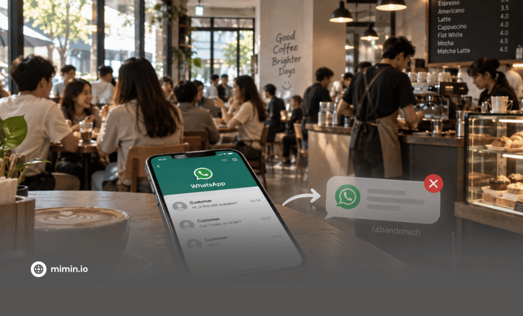 3 Alasan Kafe Anda Kehilangan Pesanan di WhatsApp